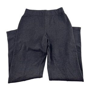 WEEKENDS by Chico's size 0 Small Pull On Knit Pants Stretch Gray Straight leg